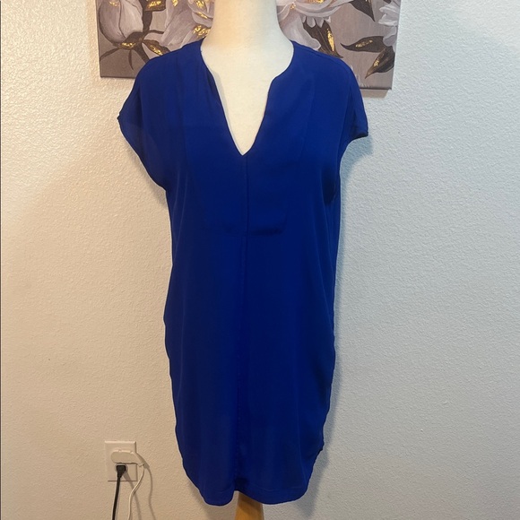 Madewell Morningside Shift Dress  - Royal Blue - Picture 7 of 9